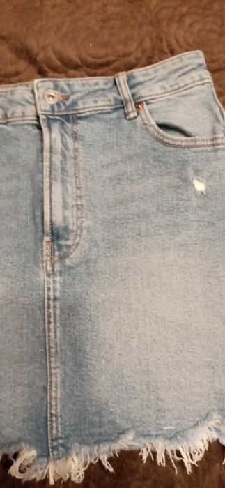Jeansowa spódnica mini Bershka rozm. 36