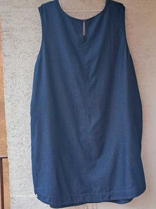 sukienka jeans 52 54 bawełna 100% cotton