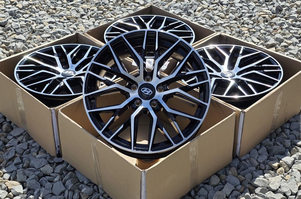 5x114 17 Hyundai Alufelgi + czujniki Tuscon Santa Fe Sonata i30 Elantr