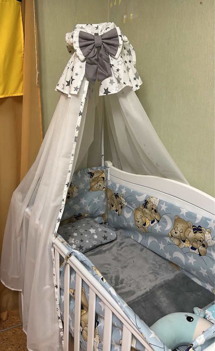 Дитяче ліжечко Трія "Казка" маятник+ящик