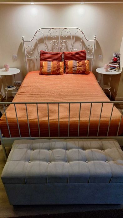 Estrutura + estrado de cama IKEA