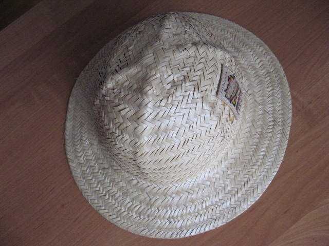 Kapelusz słomkowy również do stroju karnawałowego balowego dla dzieci