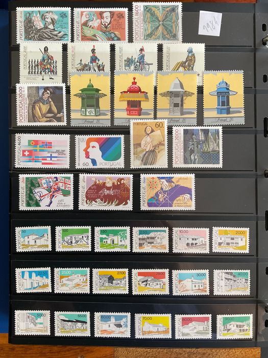 Selos Portugal CTT 1980 / 1989 Novos