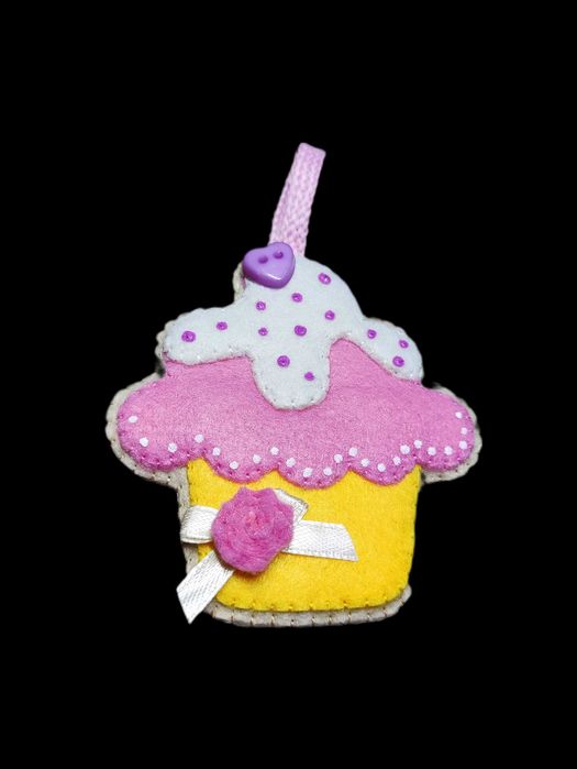 Cupcake em Feltro – Lembrancinha Fofa para Chá de Bebé ou Nascimento!