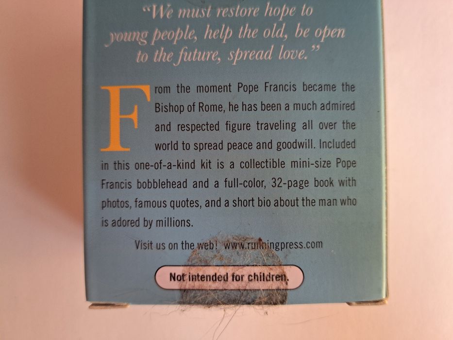 Pope Francis Bobblehead Figure + Booklet – BRAND NEW SEALED, FREE SHIPPING64553187325954123