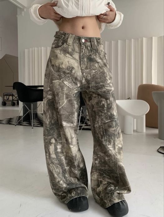 Baggy jeans realtree, штаны джинсы rap