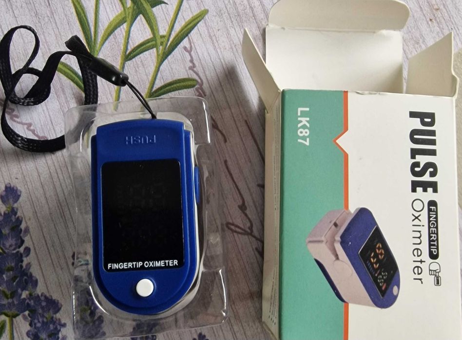 Medidor tensão arterial Termômetro sem contato Oxímetro dedo portátil