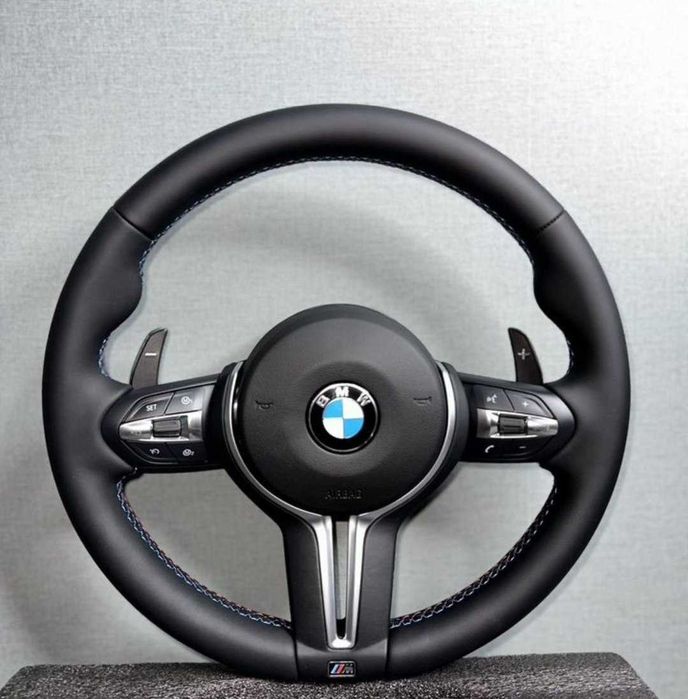 ‼️ BMW M3 Style Premium Руль ‼️ Ціна вказана з подушкою! Спортивне Шкіряне Кермо Nappa для F30 F31 F32 F33 F36 F20 F21 F10 F11 X3 F25 X5 F15