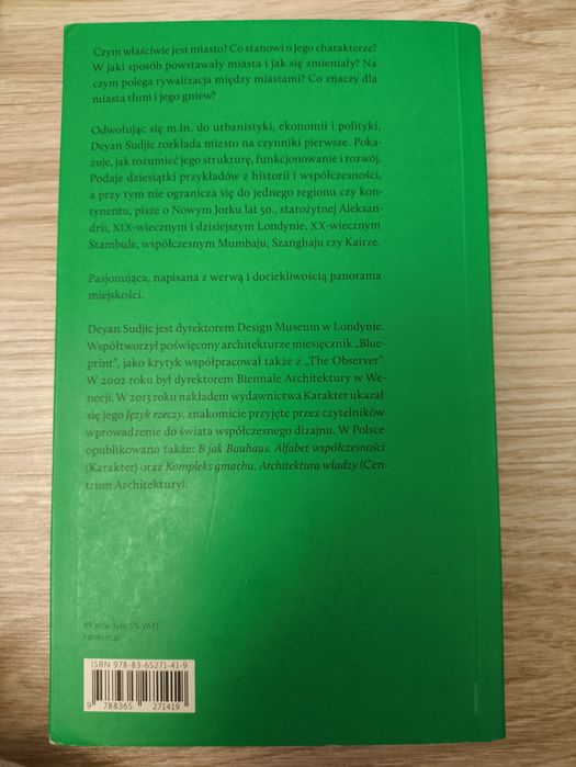 Książka Język Miast Deyan Sudjic