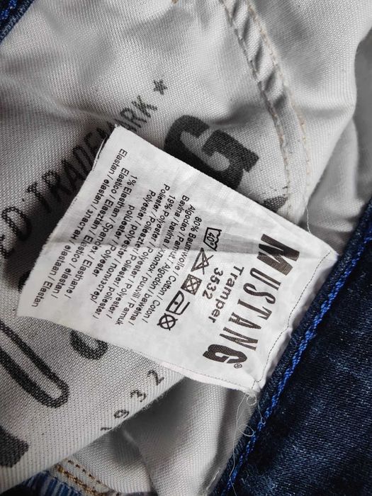 Джинсы Mustang Tramper jeans Germany w35 stretch navy.