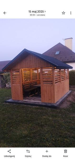 Wykonam wiatę, altanę, dach, zadaszenie, taras, pergole