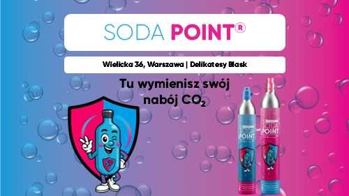 Sodastream Warszawa (Ksawerów), Wielicka 36 Wymiana nabojów CO2