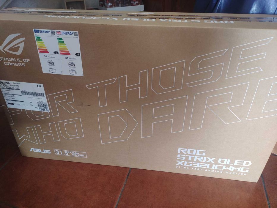 ROG Strix XG32UCWMG WOLED 31.5" 4K-240Hz/FHD-480Hz (NOVO em Caixa)