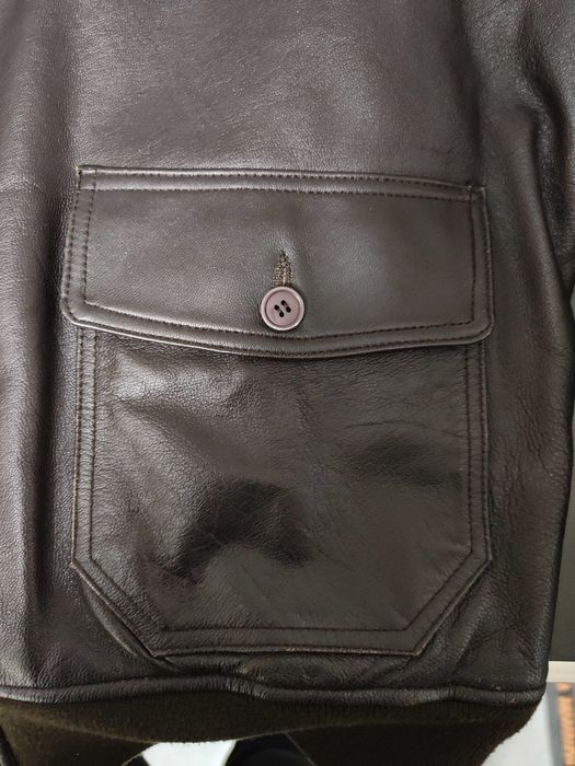 Blusão da Força Aérea Americana em pele