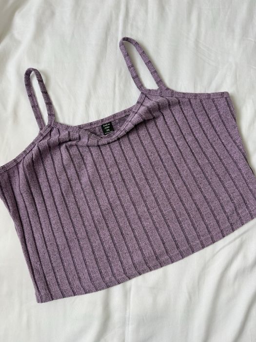 Fioletowy top shein