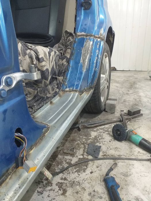 Вирівнювання вмятин без покраски пдр.  Рихтовка під покраску.