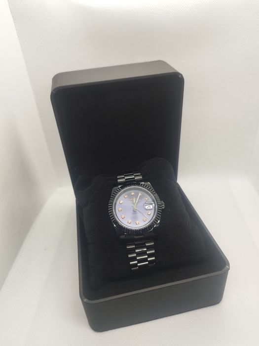 Seiko MOD Datejust Crystal NavyBlue Dark