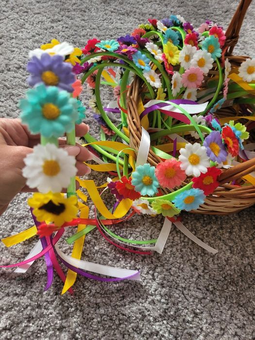 Wianki na głowę dla dziewczynki 20 sztuk