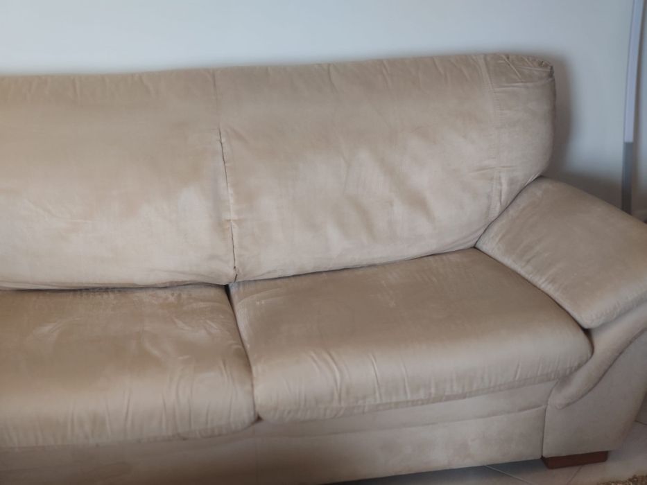 Alerta - Cachemira Sofá 3 lugares com cama + Sofá 1 lugar