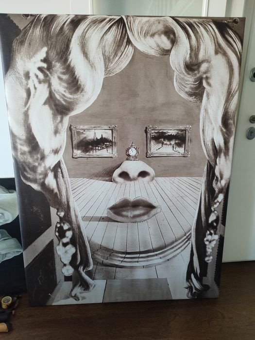 Mae West Painting by Salvador Dali