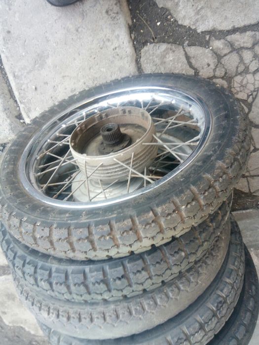 Колёса мотоцикла Иж тачька