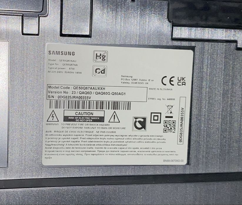 Telewizor Samsung QE50Q67AA