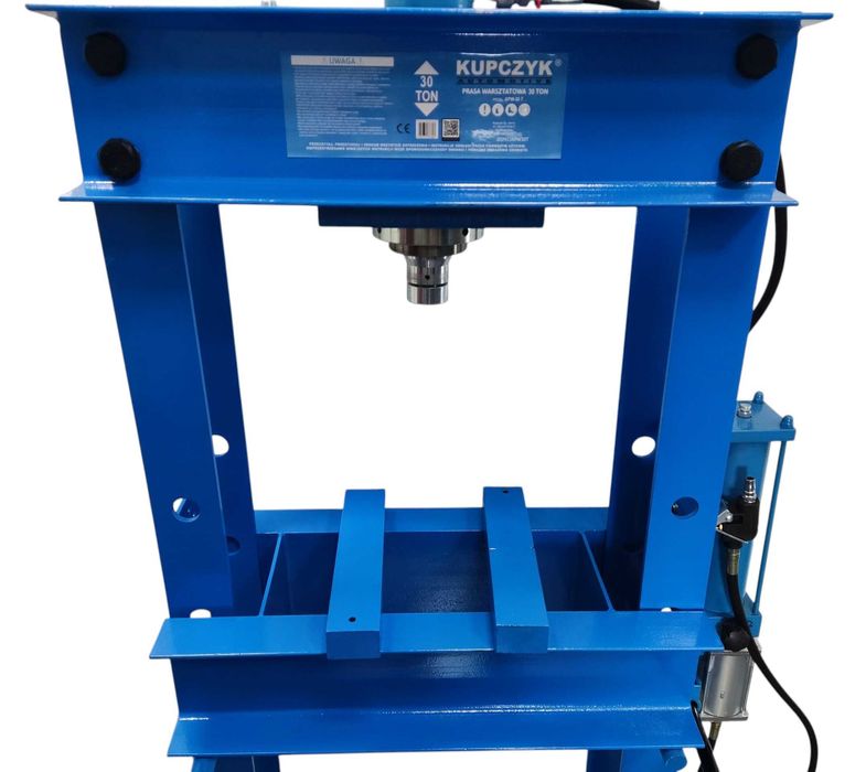 Prasa Hydrauliczna - Pneumatyczna warsztatowa 30 Ton KPW-30T Kupczyk