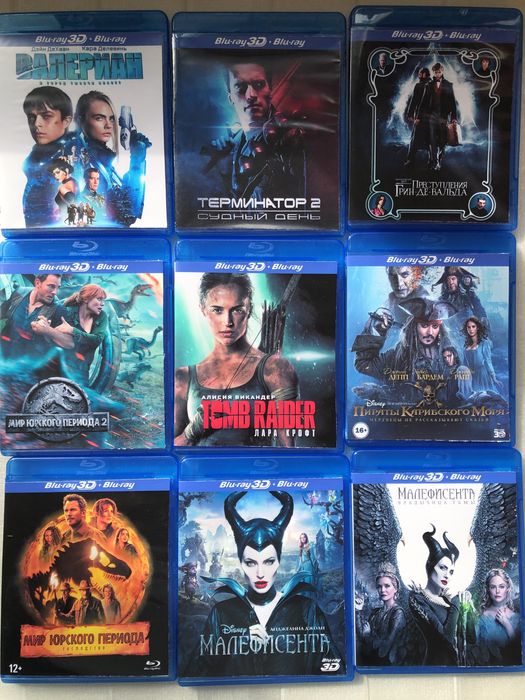 BLU-RAY/БЛЮ-РЕЙ disk в 3D форматі/фільми, музика,мультфільми,документальні/Блу-рєй диски в 3D/