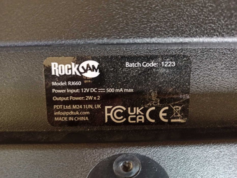 ROCKJAM Teclado/Piano RJ660 Key Multi-Function Keyboard. EXCELENTE Estado!!