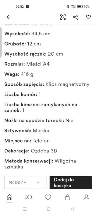 Torebka damska shopper DeeZee