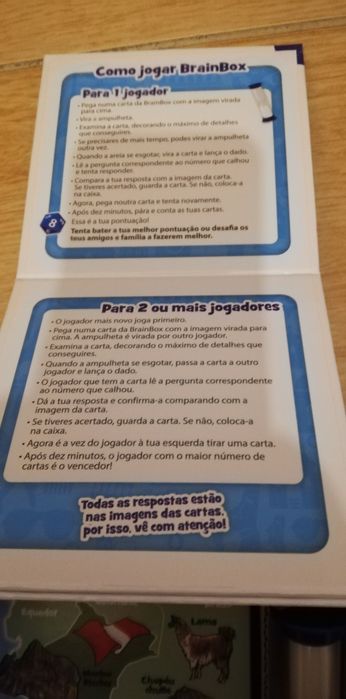 Jogo  de cartas "Brainbox"