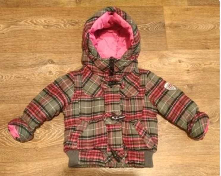 р.98 тепла куртка для дівчинки