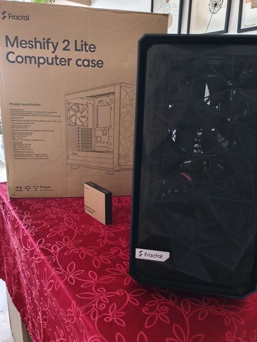 Caixa Fractal Design Meshify 2 Lite 3x140mm Aquário