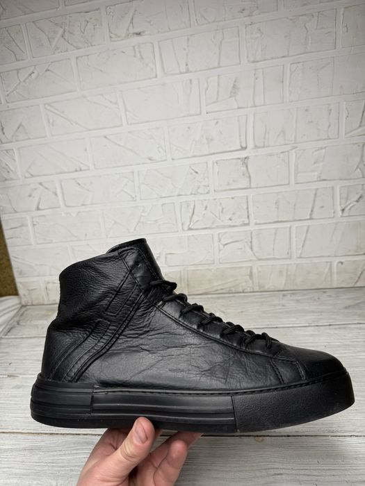 Мужские модные кожаные ботинки hogan rebel made in italy