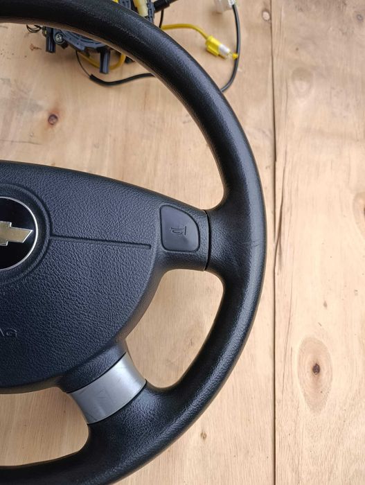 Руль Кермо Aveo T250 T200 Lanos Sens + поворотне кільце + перемикач