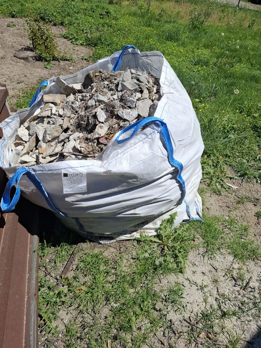 Oddam za darmo 4 worki gruzu czystego BigBag