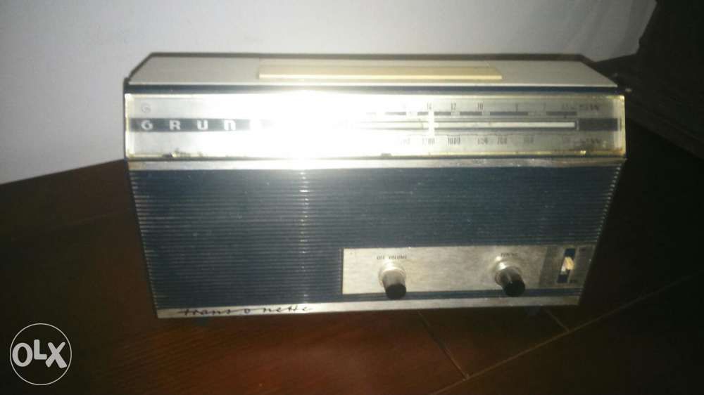 Rádio antigo grundig transonette