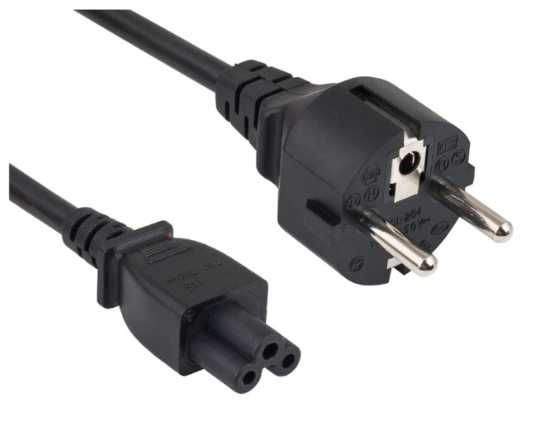 Kabel zasilający 3-żyłowy IEC C5 koniczynka