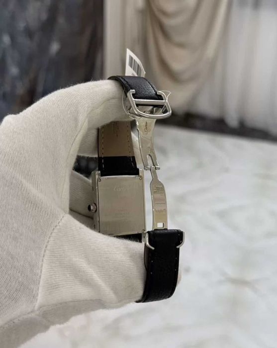 Мужские премиум часы Cartier Tank чоловічий годинник