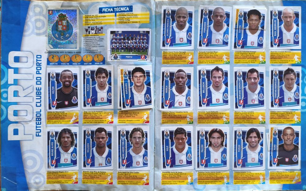 Caderneta completa fubebol 2009/10