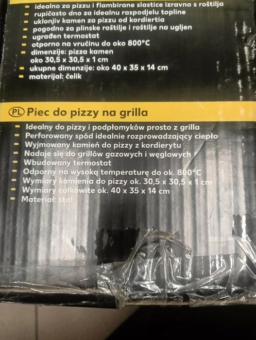 Piec do pizzy na grilla