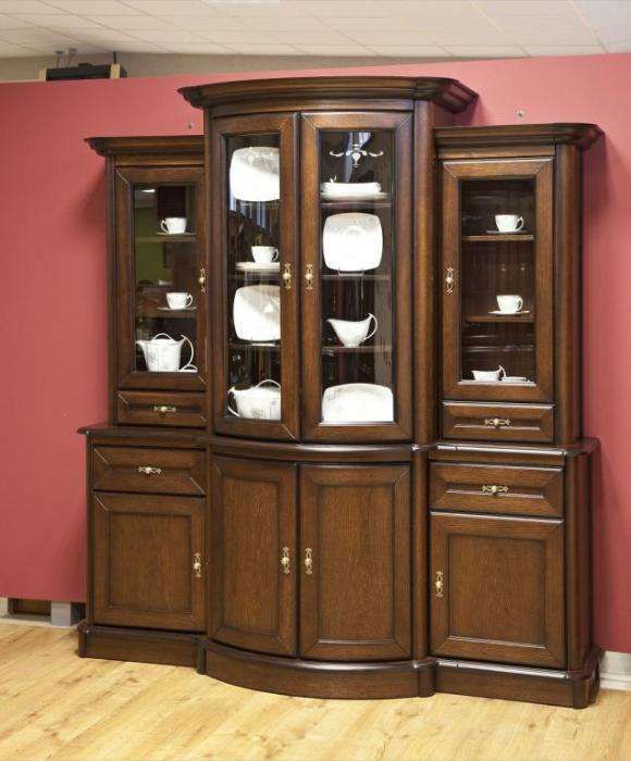 Nowy kredens stylowy, elementy litego drewna * Promocja* HIT