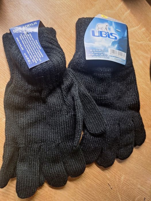 Męskie rękawiczki zimowe nowe