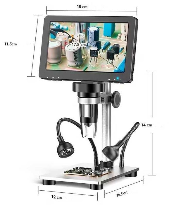 Продам цифровий мікроскоп DM9  діагональ екрану 17,8см.