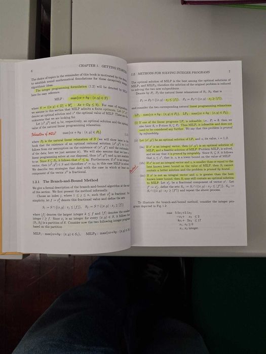 Vendo livro Integer Programming