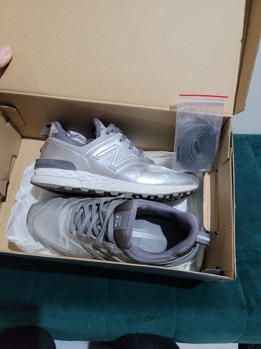 New balance 36 adidasy silver