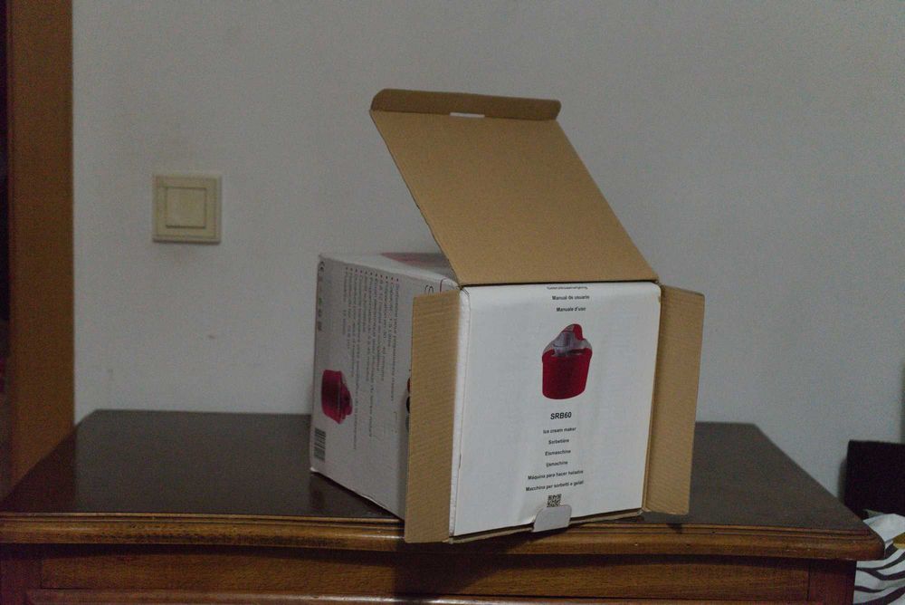 Máquina de fazer gelados H.Koenig SSRB60 – Nova, nunca usada (1,5 L)