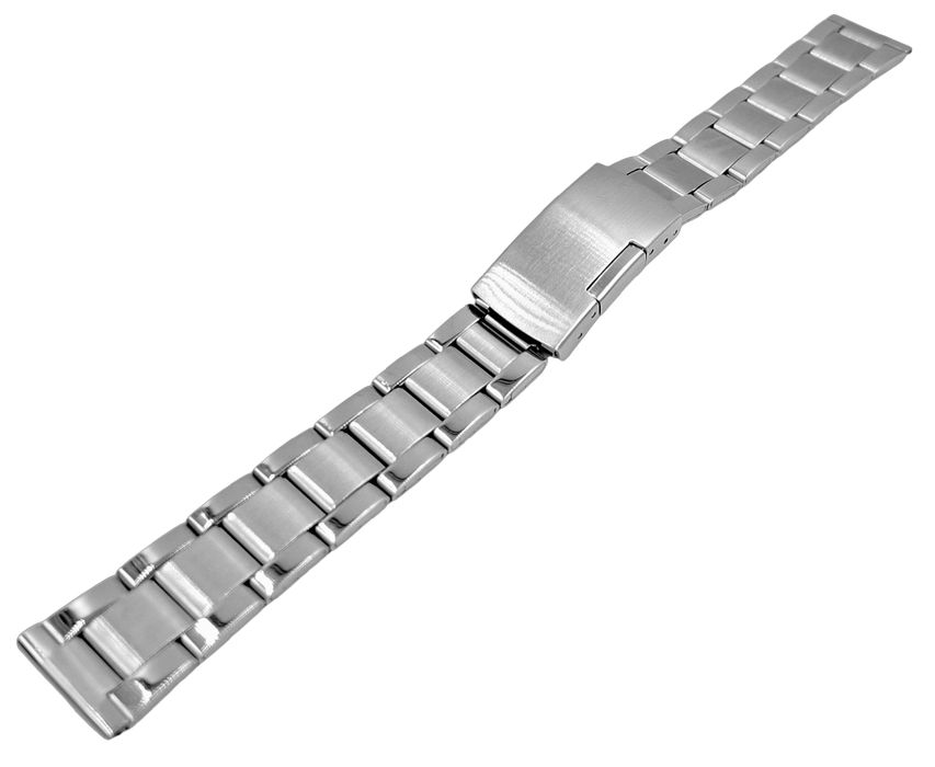 Nowa Bransoleta bransoletka do zegarka elegancka 18 mm stal nierdzewna