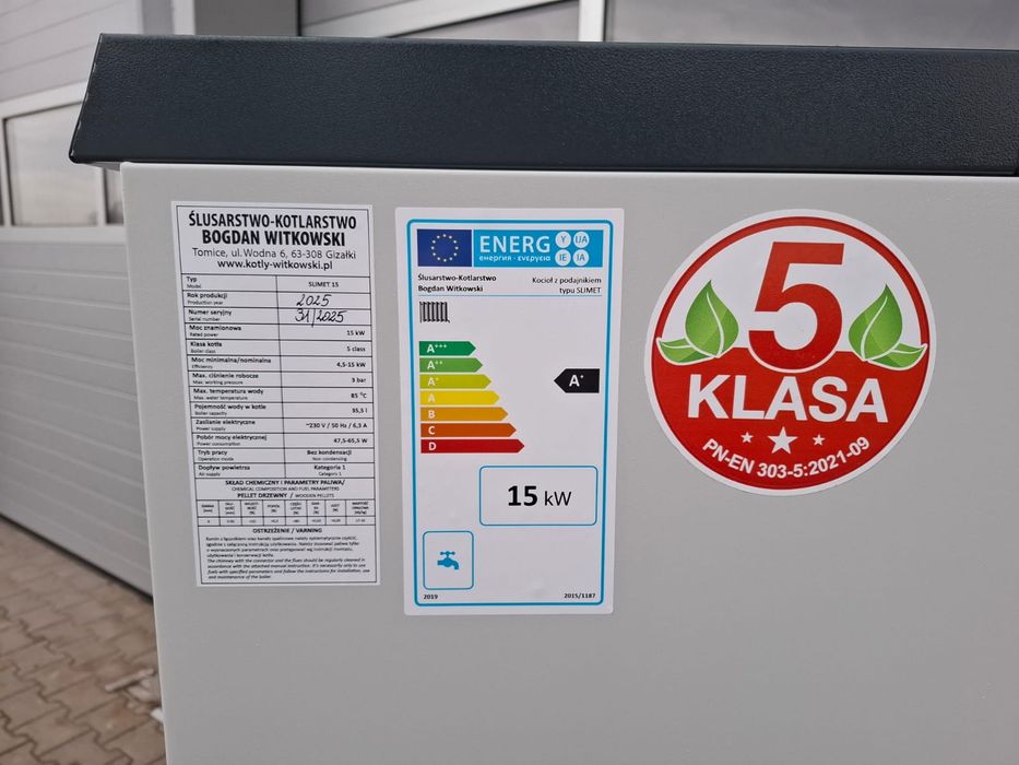 Kocioł piece kotly na pellet pelety Palnik kipi zum Dotacja smf 10 kW