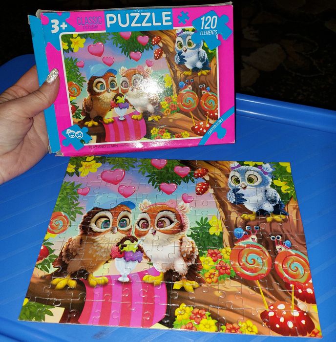 Пазли на 120, 60, ел.